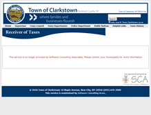 Tablet Screenshot of clarkstown.municipaltaxpayments.com